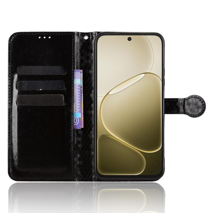 For OPPO A6s 5G / A6 5G Global Honeycomb Dot Texture Leather Phone Case