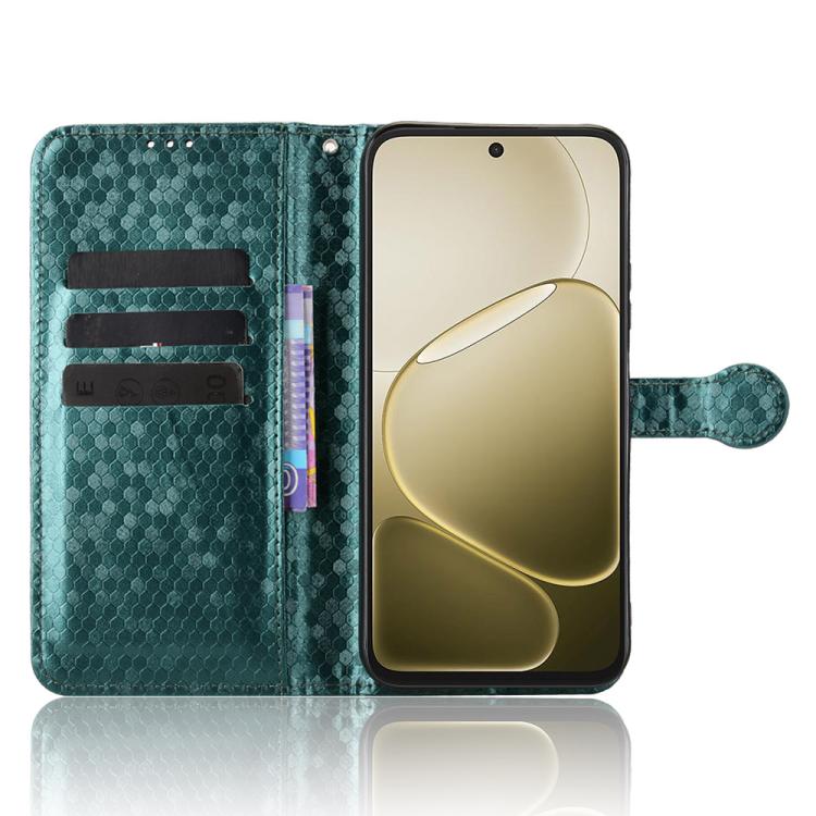 For OPPO A6s 5G / A6 5G Global Honeycomb Dot Texture Leather Phone Case