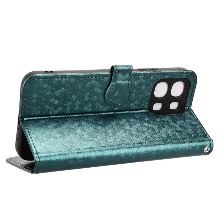 For OPPO A6s 5G / A6 5G Global Honeycomb Dot Texture Leather Phone Case