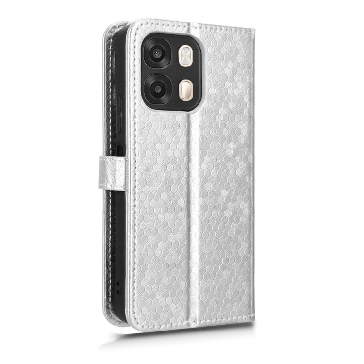 For OPPO A6s 5G / A6 5G Global Honeycomb Dot Texture Leather Phone Case
