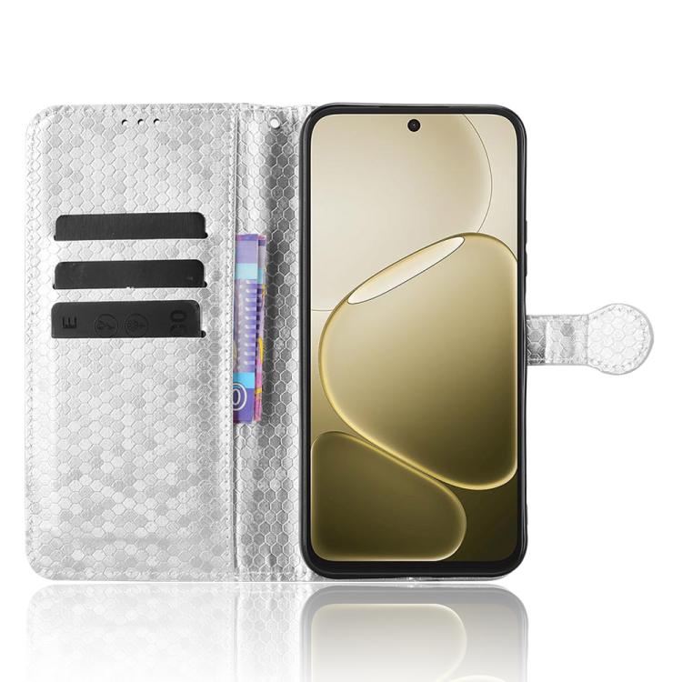 For OPPO A6s 5G / A6 5G Global Honeycomb Dot Texture Leather Phone Case