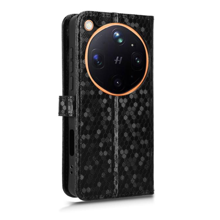 For OPPO Find X9 Ultra 5G Honeycomb Dot Texture Leather Phone Case