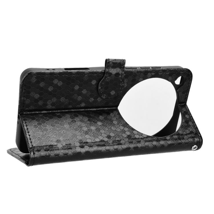 For OPPO Find X9 Ultra 5G Honeycomb Dot Texture Leather Phone Case