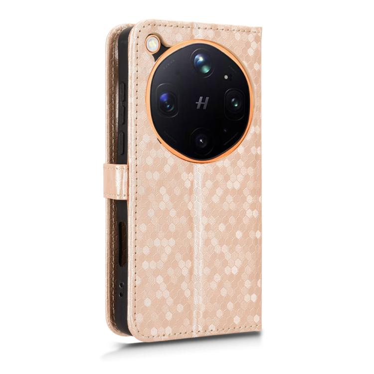 For OPPO Find X9 Ultra 5G Honeycomb Dot Texture Leather Phone Case
