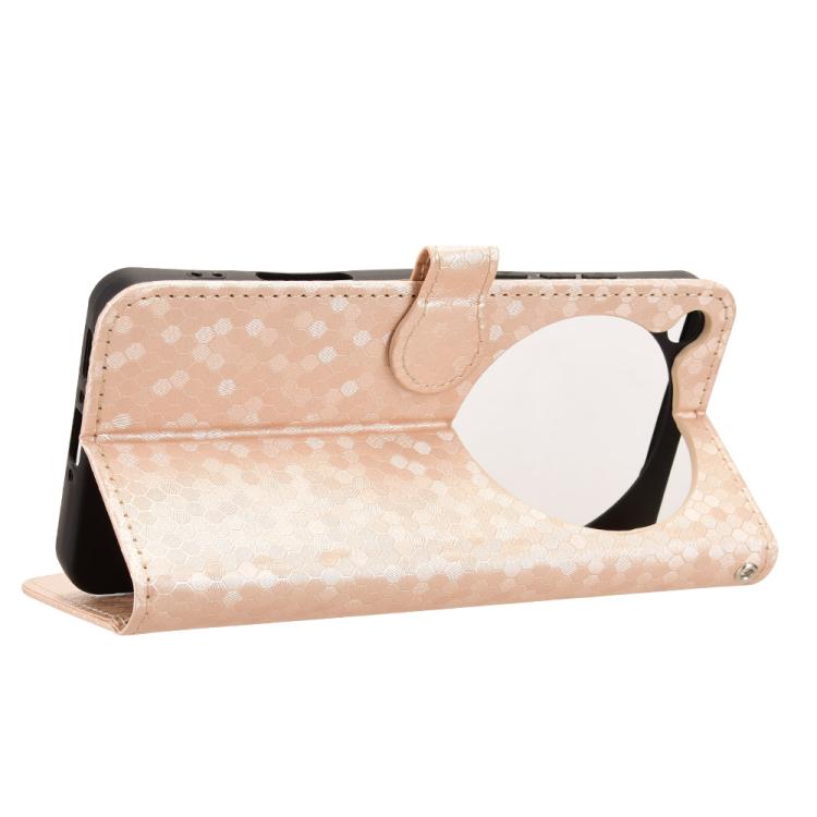 For OPPO Find X9 Ultra 5G Honeycomb Dot Texture Leather Phone Case