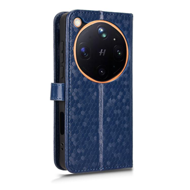 For OPPO Find X9 Ultra 5G Honeycomb Dot Texture Leather Phone Case