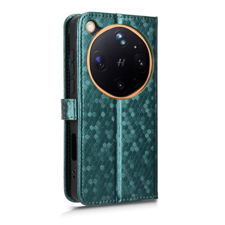For OPPO Find X9 Ultra 5G Honeycomb Dot Texture Leather Phone Case