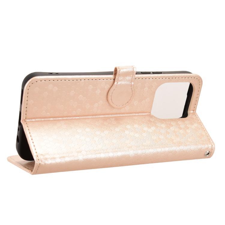 For OPPO A6c / A6t / A6t Pro Honeycomb Dot Texture Leather Phone Case