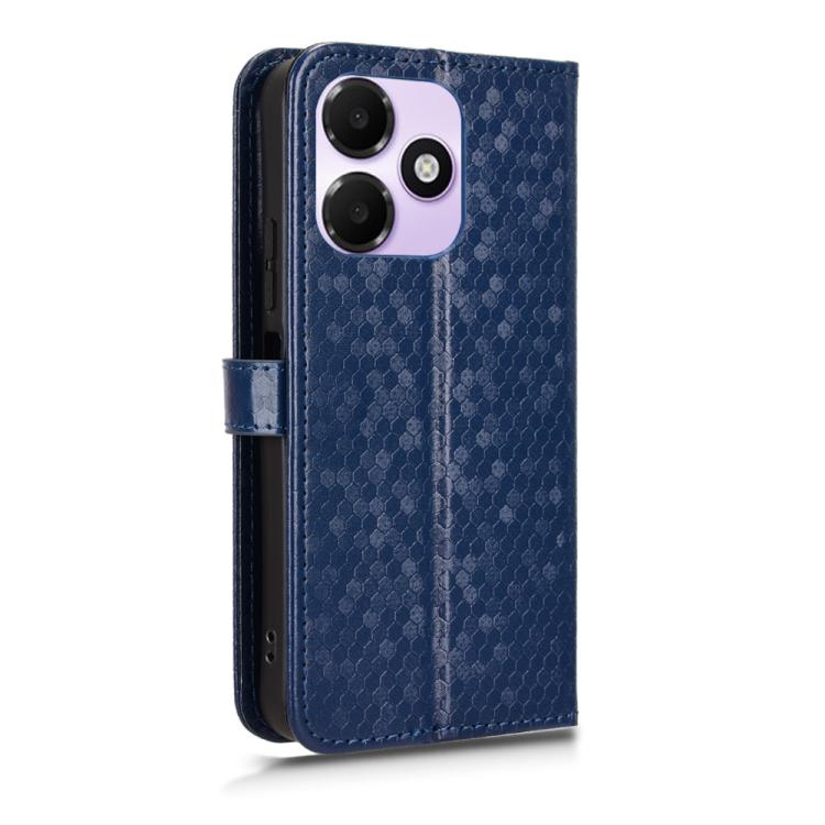 For OPPO A6c / A6t / A6t Pro Honeycomb Dot Texture Leather Phone Case