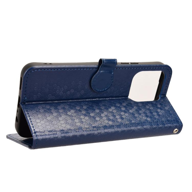 For OPPO A6c / A6t / A6t Pro Honeycomb Dot Texture Leather Phone Case