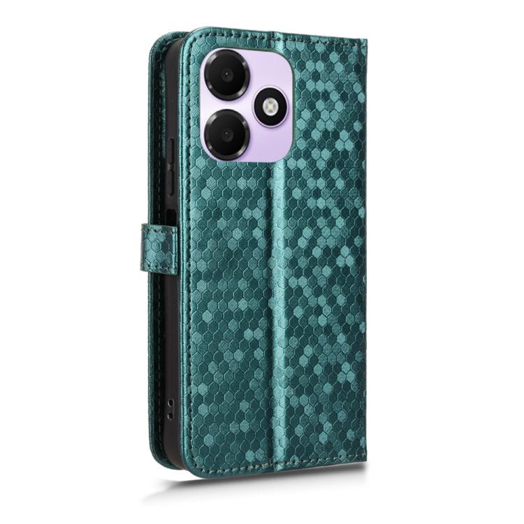 For OPPO A6c / A6t / A6t Pro Honeycomb Dot Texture Leather Phone Case