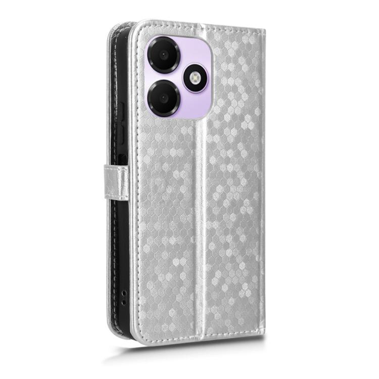 For OPPO A6c / A6t / A6t Pro Honeycomb Dot Texture Leather Phone Case