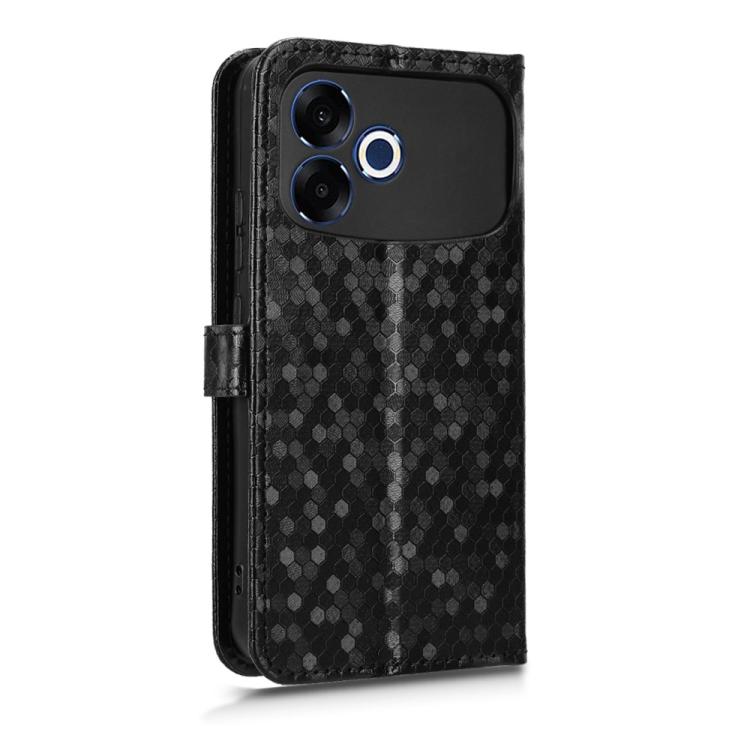 For OPPO F33 Pro / A6s Pro Honeycomb Dot Texture Leather Phone Case