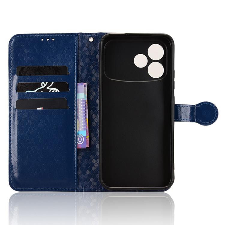 For OPPO F33 Pro / A6s Pro Honeycomb Dot Texture Leather Phone Case