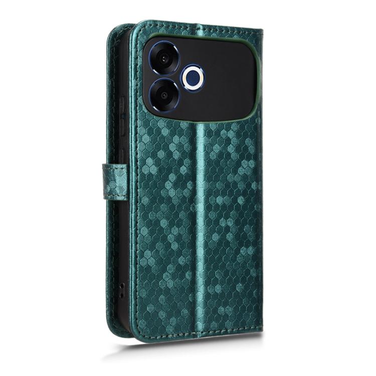 For OPPO F33 Pro / A6s Pro Honeycomb Dot Texture Leather Phone Case