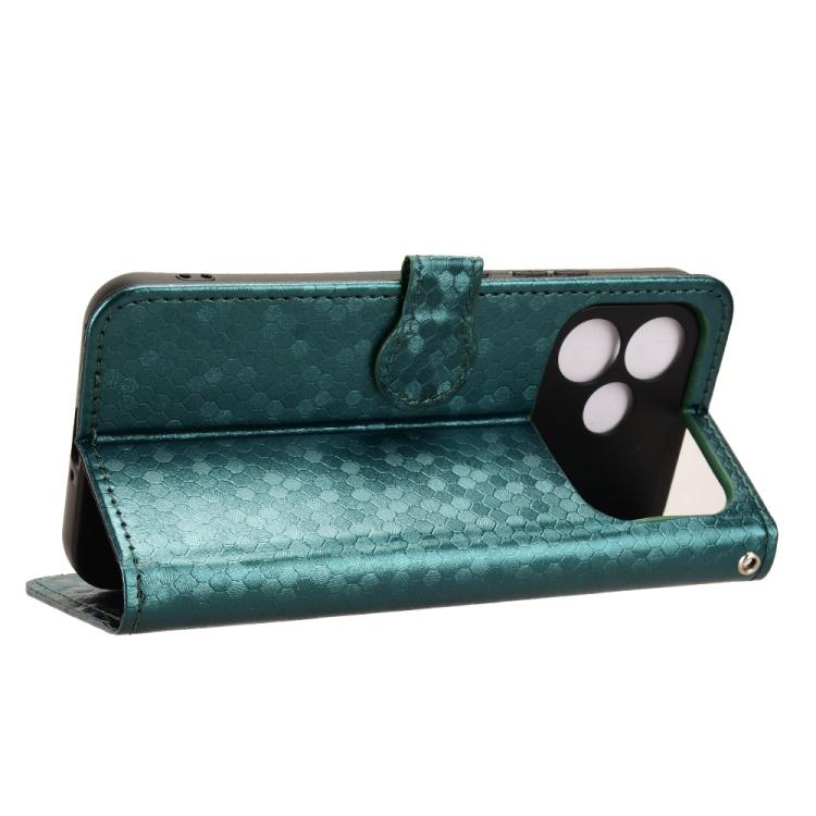 For OPPO F33 Pro / A6s Pro Honeycomb Dot Texture Leather Phone Case