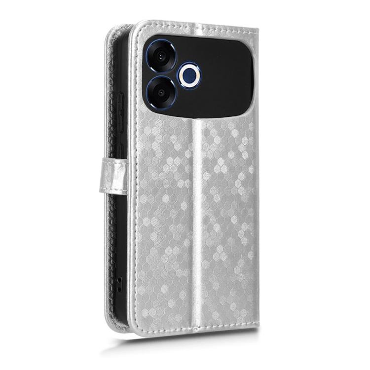 For OPPO F33 Pro / A6s Pro Honeycomb Dot Texture Leather Phone Case