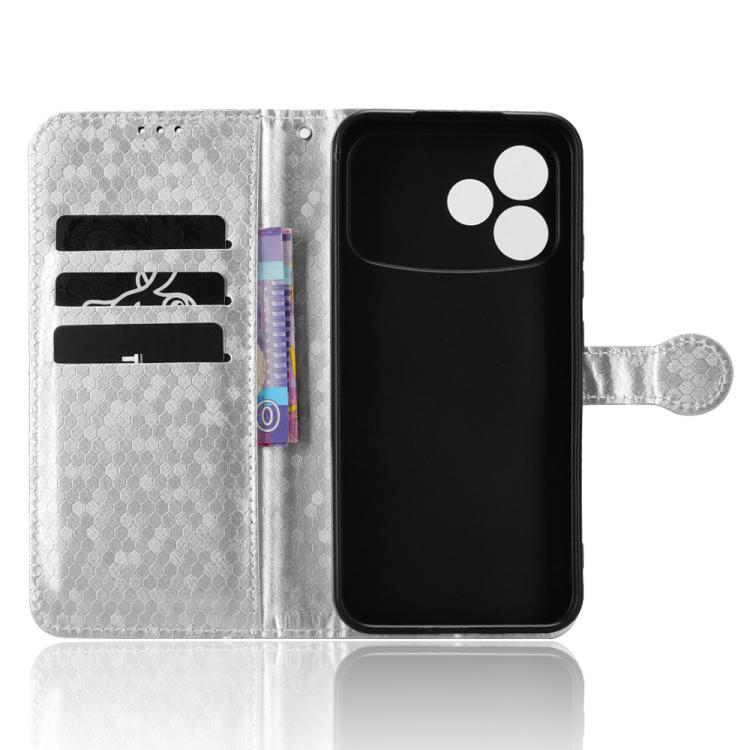 For OPPO F33 Pro / A6s Pro Honeycomb Dot Texture Leather Phone Case