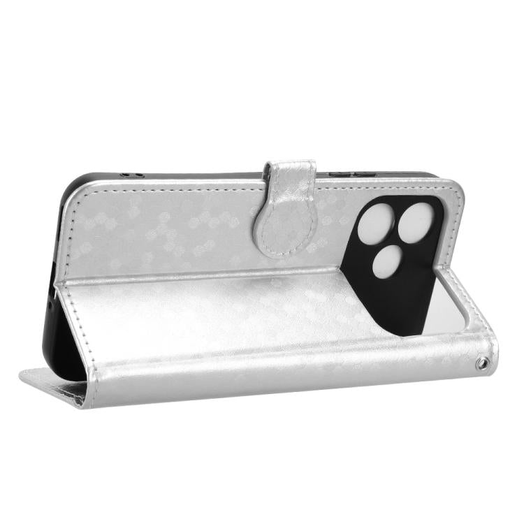 For OPPO F33 Pro / A6s Pro Honeycomb Dot Texture Leather Phone Case