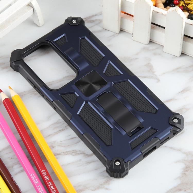For Samsung Galaxy S25 Ultra 5G Armor Shockproof TPU + PC Magnetic Phone Case with Holder