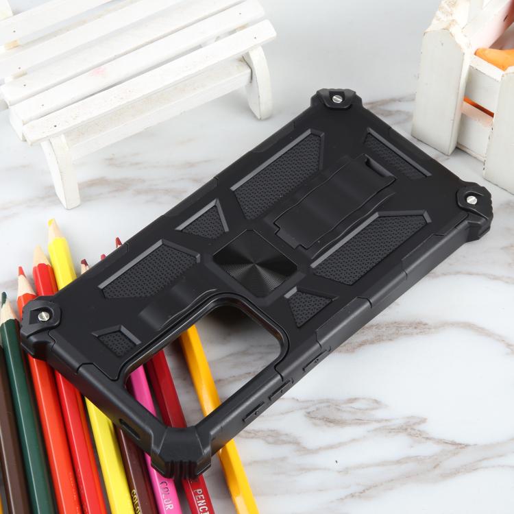 For Samsung Galaxy S25 Ultra 5G Armor Shockproof TPU + PC Magnetic Phone Case with Holder
