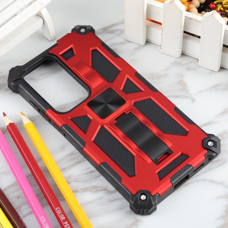 For Samsung Galaxy S25 Ultra 5G Armor Shockproof TPU + PC Magnetic Phone Case with Holder