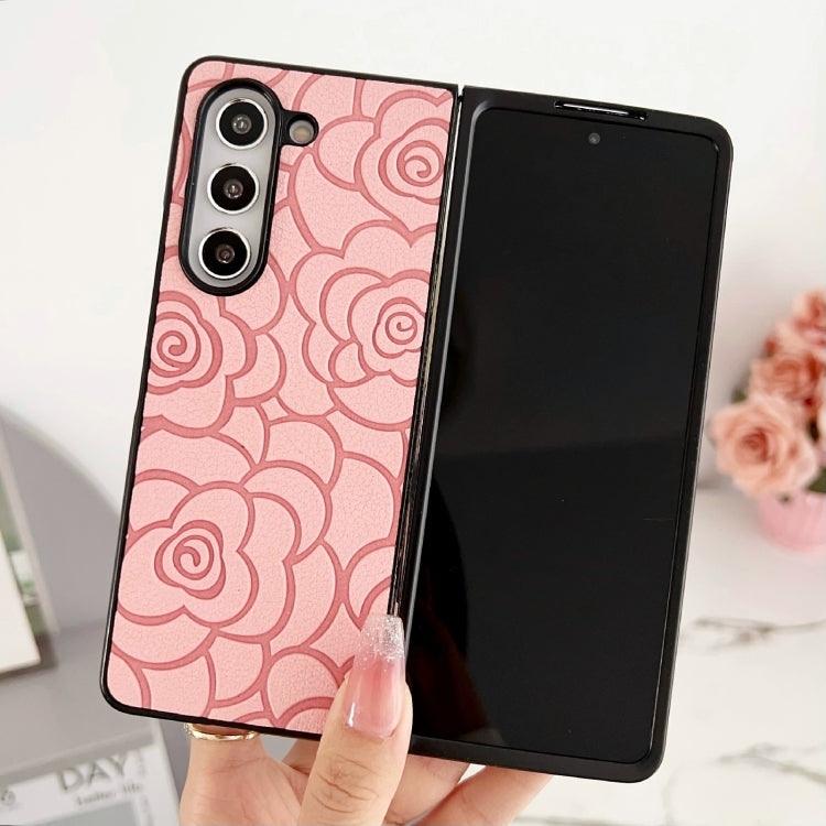 For Samsung Galaxy Z Fold6 Impression Flower Pattern Protective Phone Case