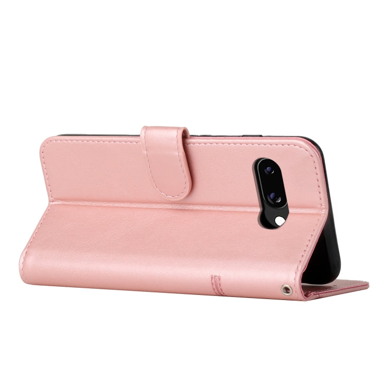 For Google Pixel 9a Stitching Calf Texture Buckle Leather Phone Case