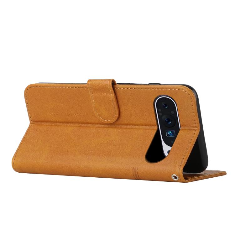 For Google Pixel 11 Pro XL Stitching Calf Texture Buckle Leather Phone Case