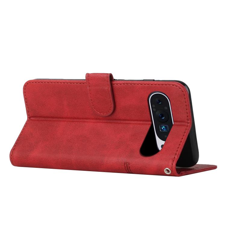 For Google Pixel 11 / 11 Pro Stitching Calf Texture Buckle Leather Phone Case