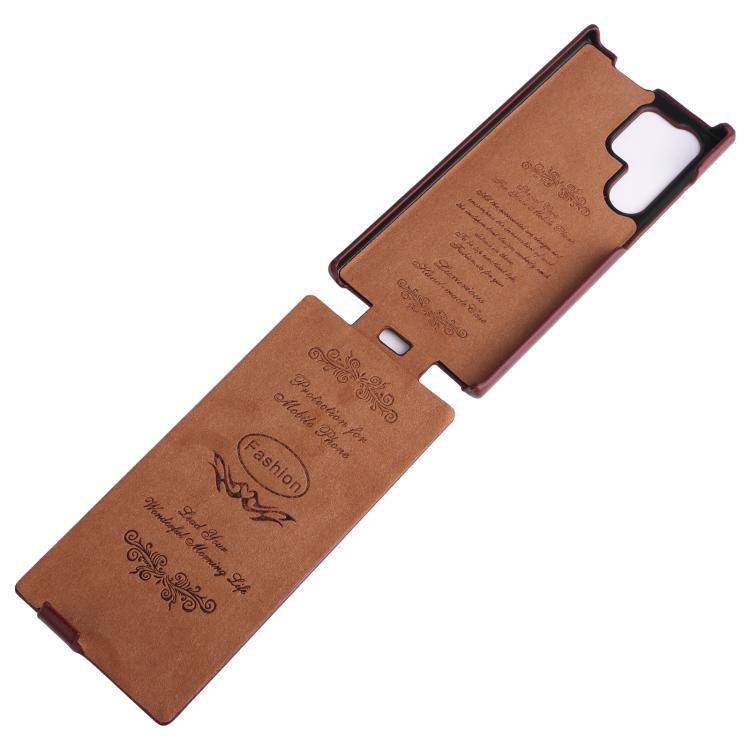 For Samsung Galaxy S25 Ultra 5G Fierre Shann 64 Texture Vertical Flip PU Leather Phone Case
