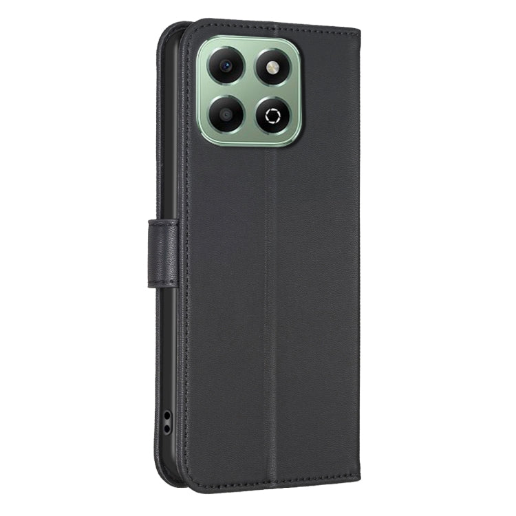 For Honor X6b Four-leaf Embossed Leather Phone Case