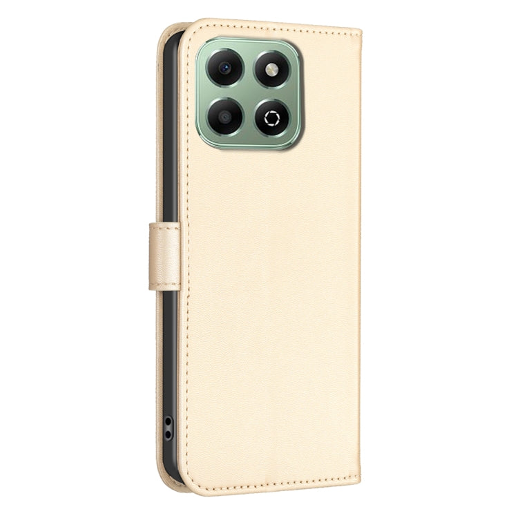 For Honor X6b Four-leaf Embossed Leather Phone Case