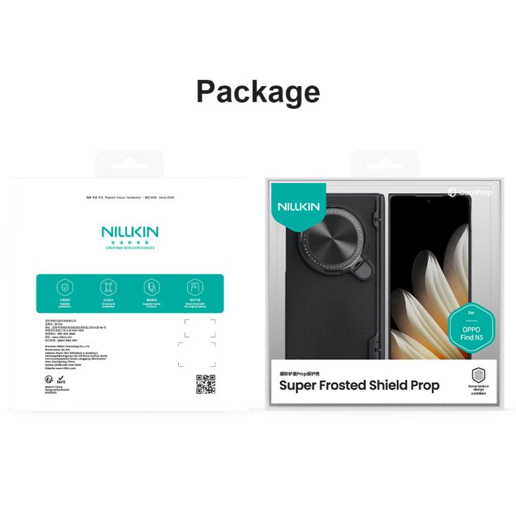 For OPPO Find N5 NILLKIN Frosted Prop PC + TPU Phone Case