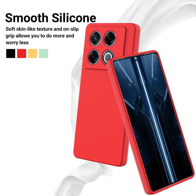 For Infinix GT 20 Pro Solid Color Liquid Silicone Dropproof Full Coverage Phone Case