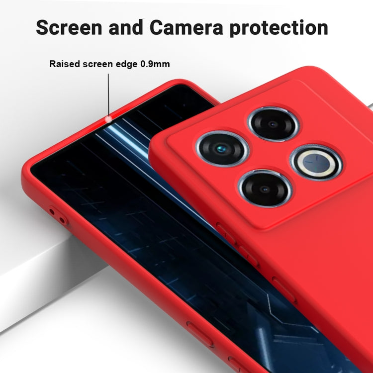 For Infinix GT 20 Pro Solid Color Liquid Silicone Dropproof Full Coverage Phone Case