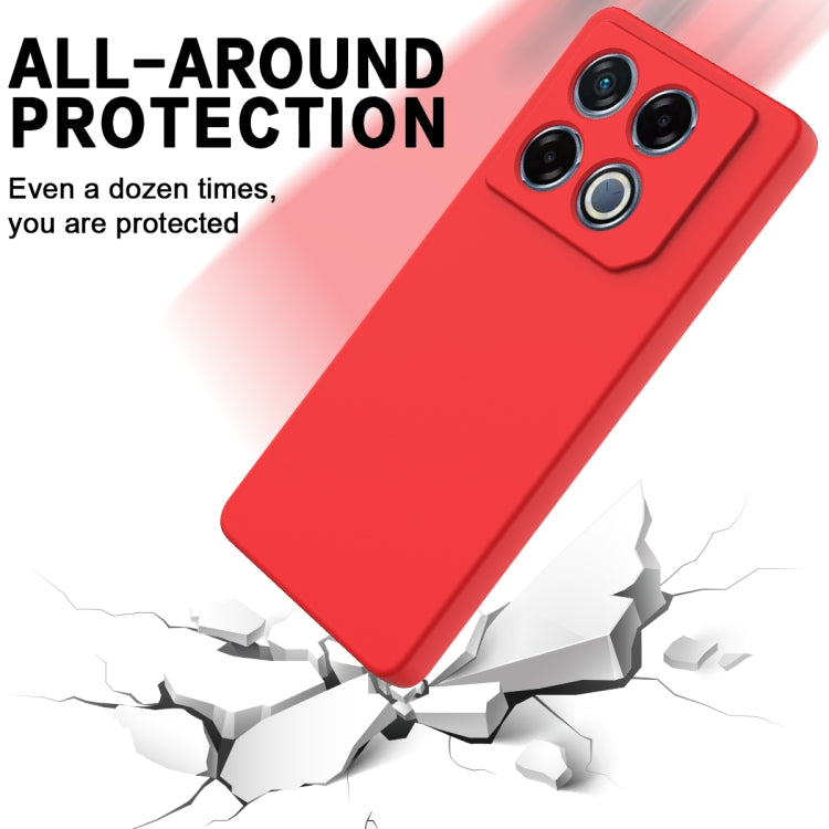 For Infinix GT 20 Pro Solid Color Liquid Silicone Dropproof Full Coverage Phone Case