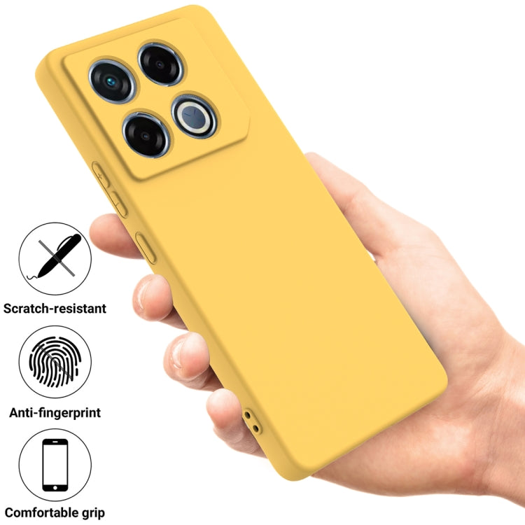 For Infinix GT 20 Pro Solid Color Liquid Silicone Dropproof Full Coverage Phone Case