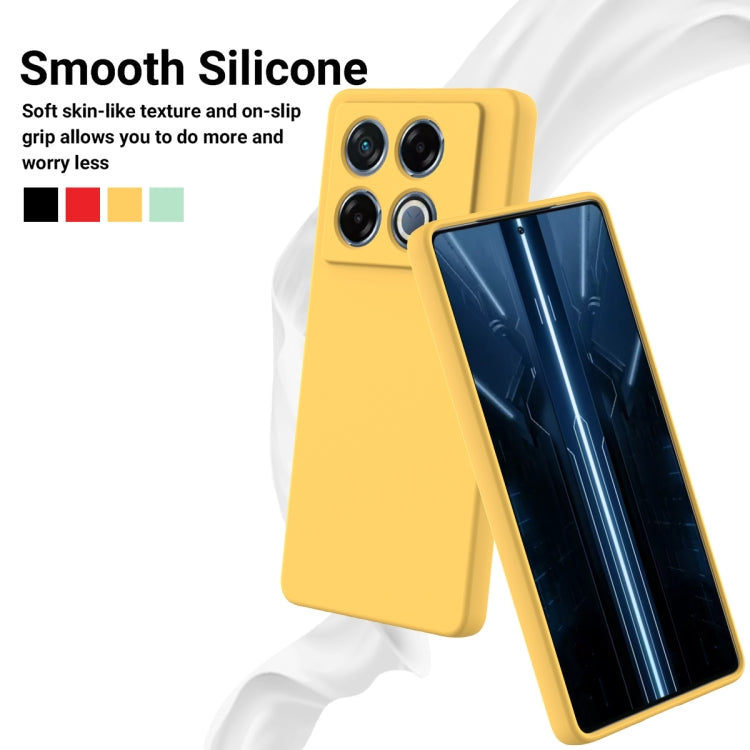 For Infinix GT 20 Pro Solid Color Liquid Silicone Dropproof Full Coverage Phone Case