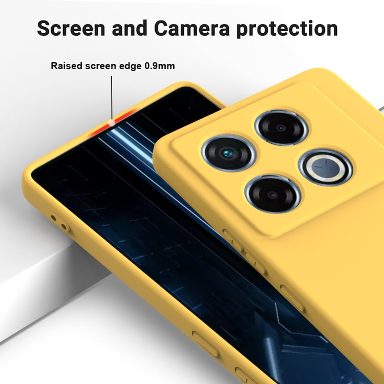 For Infinix GT 20 Pro Solid Color Liquid Silicone Dropproof Full Coverage Phone Case