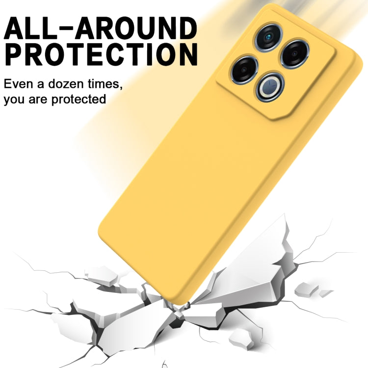 For Infinix GT 20 Pro Solid Color Liquid Silicone Dropproof Full Coverage Phone Case