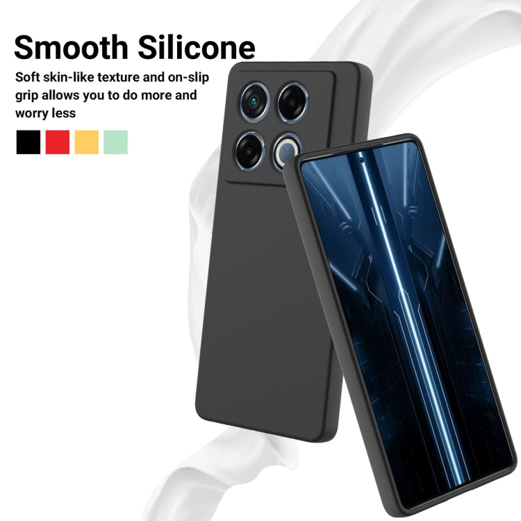 For Infinix GT 20 Pro Solid Color Liquid Silicone Dropproof Full Coverage Phone Case