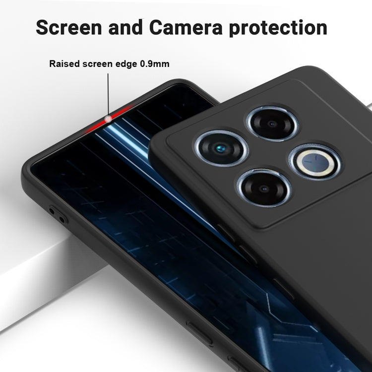 For Infinix GT 20 Pro Solid Color Liquid Silicone Dropproof Full Coverage Phone Case