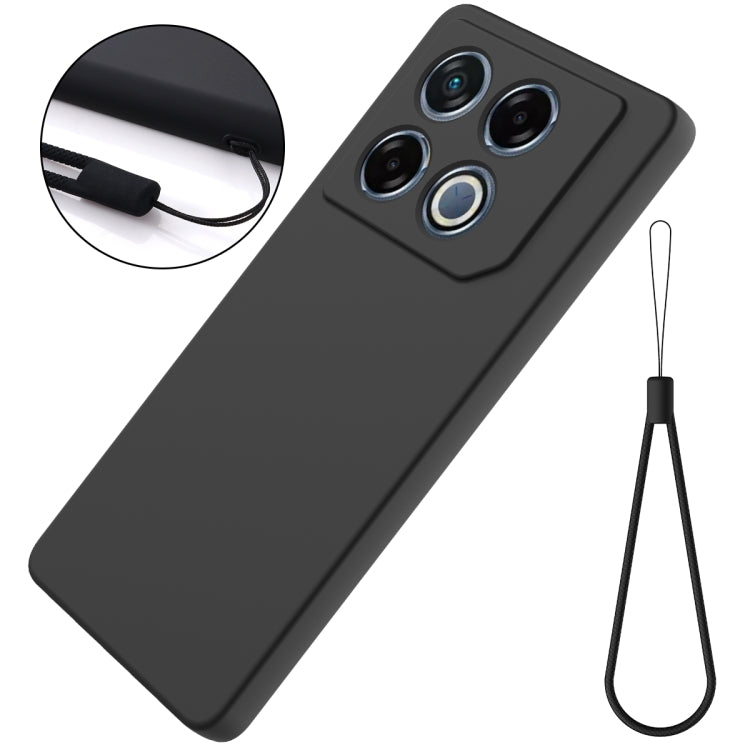 For Infinix GT 20 Pro Solid Color Liquid Silicone Dropproof Full Coverage Phone Case