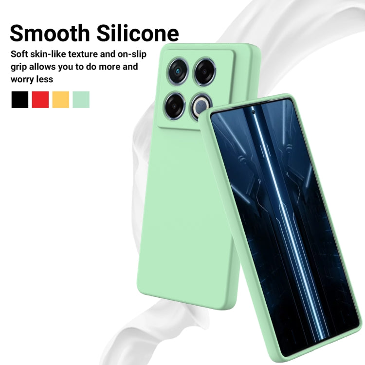For Infinix GT 20 Pro Solid Color Liquid Silicone Dropproof Full Coverage Phone Case