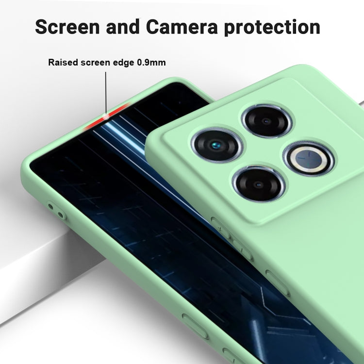 For Infinix GT 20 Pro Solid Color Liquid Silicone Dropproof Full Coverage Phone Case