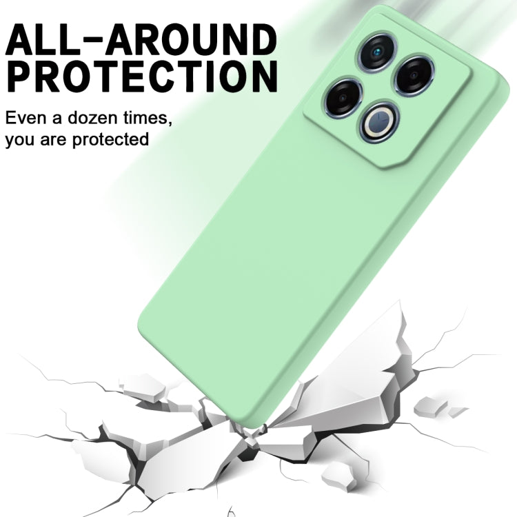 For Infinix GT 20 Pro Solid Color Liquid Silicone Dropproof Full Coverage Phone Case