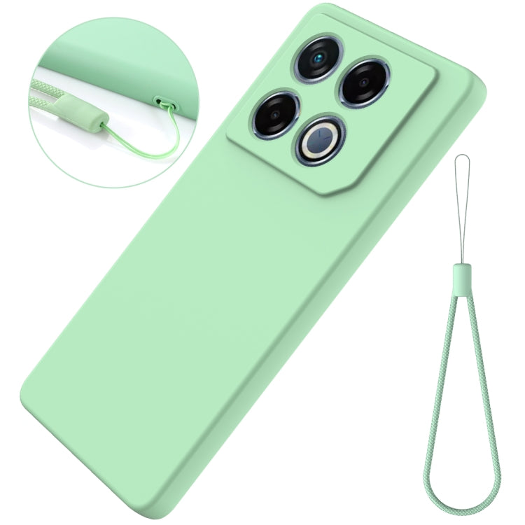 For Infinix GT 20 Pro Solid Color Liquid Silicone Dropproof Full Coverage Phone Case