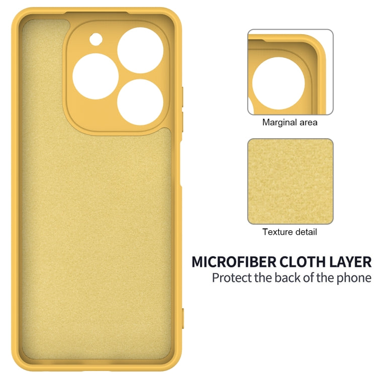 For Infinix Smart 8 HD / Smart 8 Pro Solid Color Liquid Silicone Dropproof Full Coverage Phone Case