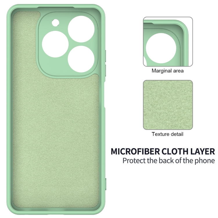 For Infinix Smart 8 HD / Smart 8 Pro Solid Color Liquid Silicone Dropproof Full Coverage Phone Case